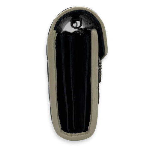 Gucci GG Marmont Wallet On Chain Blue in Calfskin, Ruthenium hardware_3