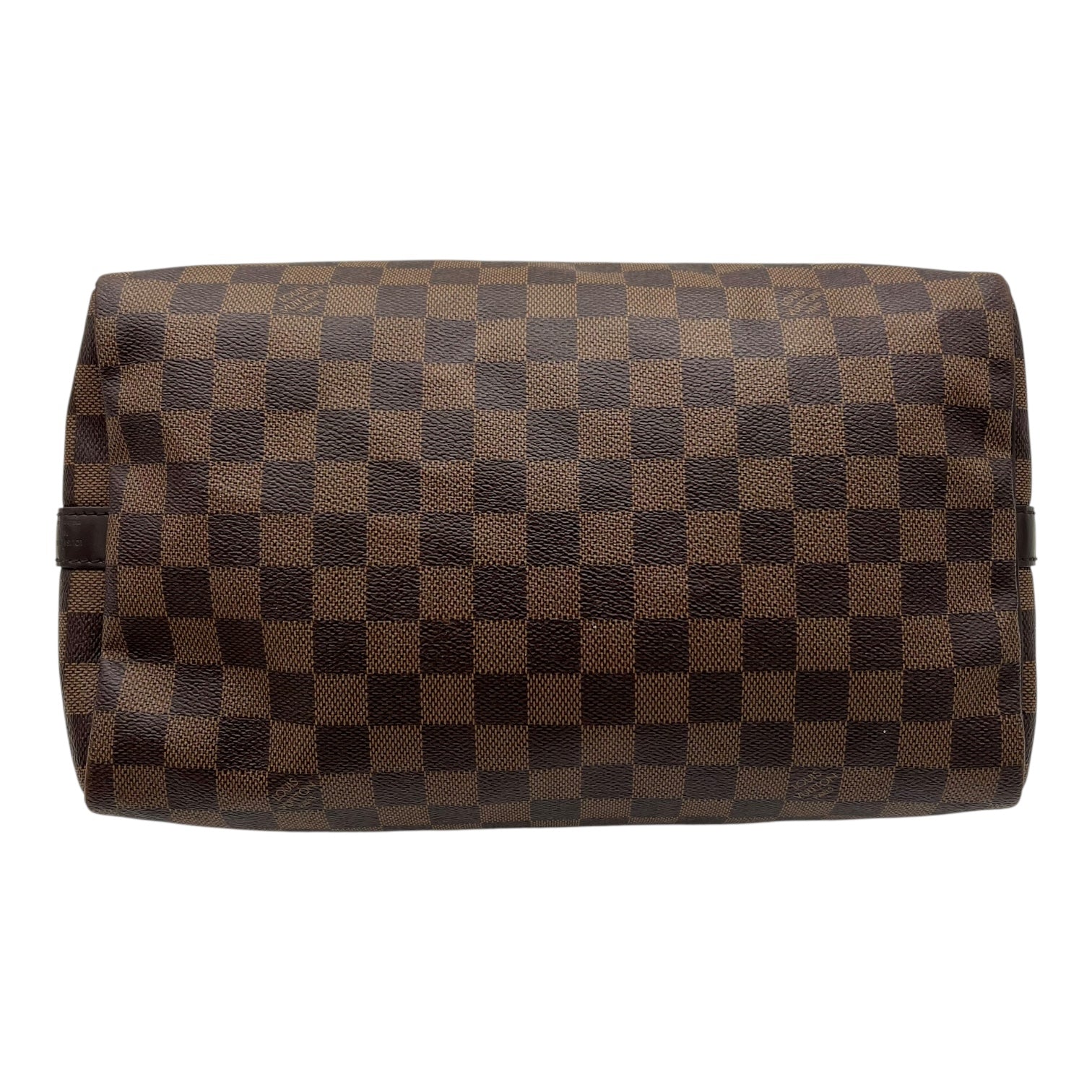 Louis Vuitton Speedy Top Handle Bag 30 Brown in Canvas, Gold hardware_5