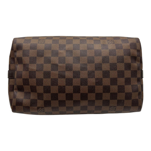 Louis Vuitton Speedy Top Handle Bag 30 Brown in Canvas, Gold hardware_5