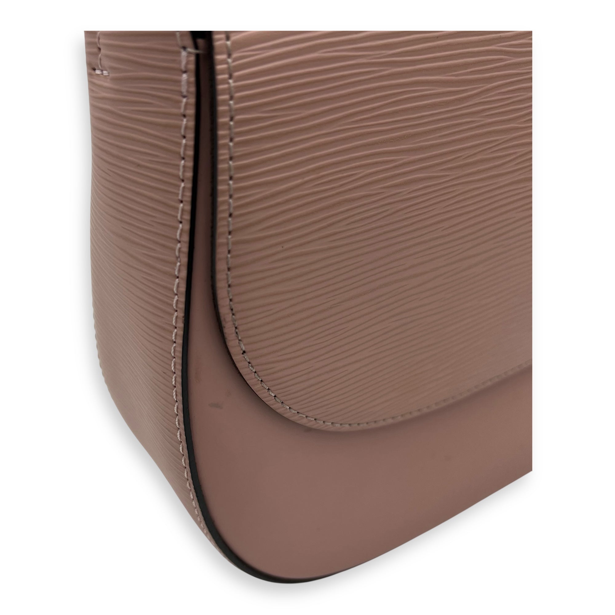 Louis Vuitton Luna Shoulder Bag Pink in Epi Leather, Silver hardware_8