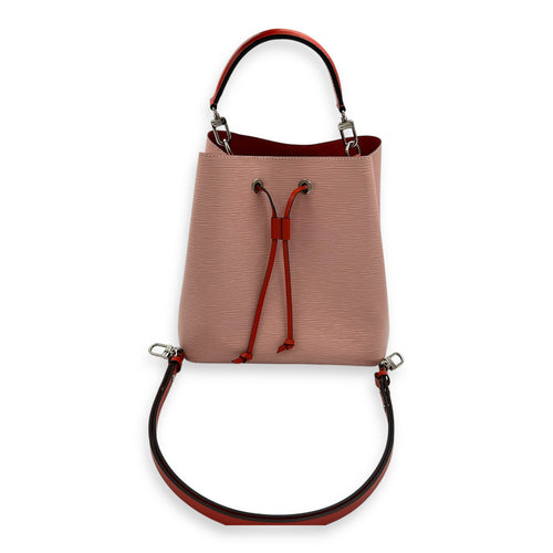 Louis Vuitton NeoNoe Bucket Bag Pink in Epi Leather, Silver hardware_16