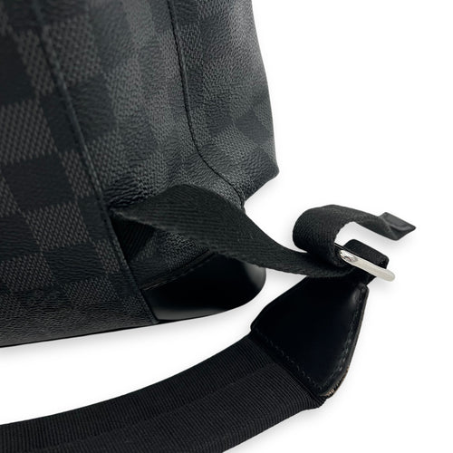 Louis Vuitton Christopher Backpack Graphite in Coated Canvas, Silver hardware_16