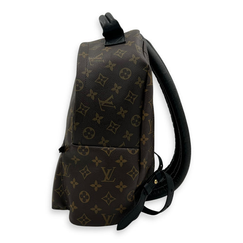 Louis Vuitton Palm Springs Backpack MM Brown in Coated Canvas, Gold hardware_4