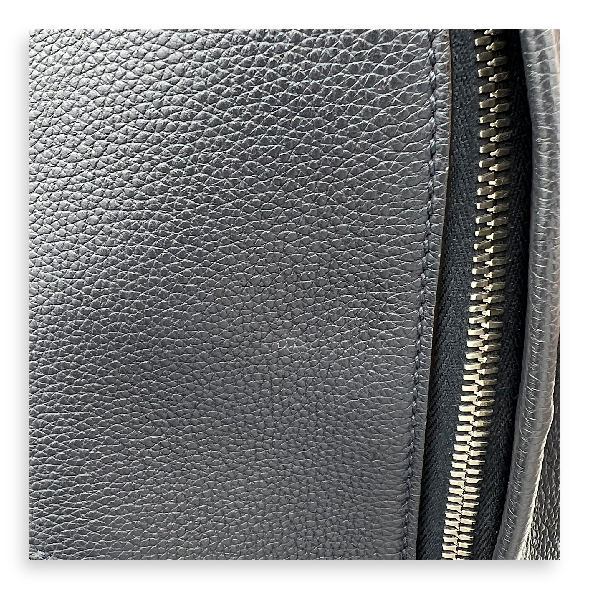 Fendi Chiodo Backpack Blue in Calfskin, Silver hardware_2