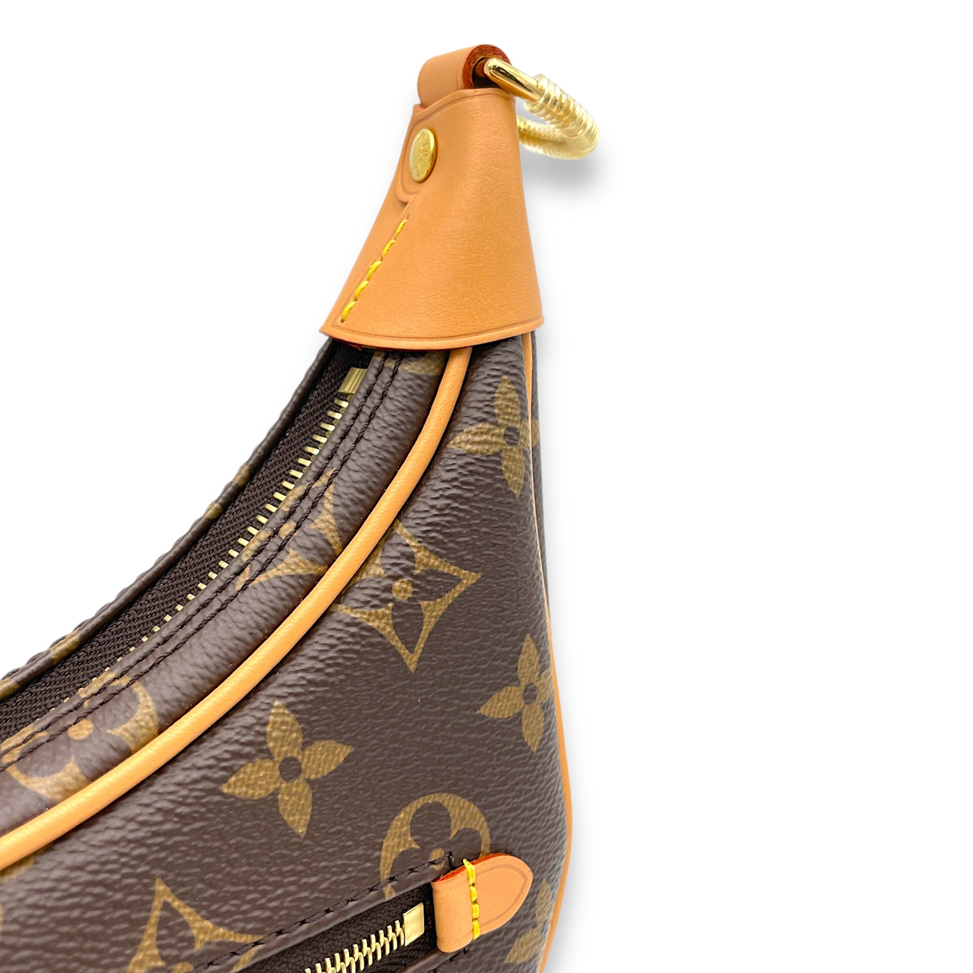 Loop Shoulder bag in Monogram coated canvas Gold Hardware