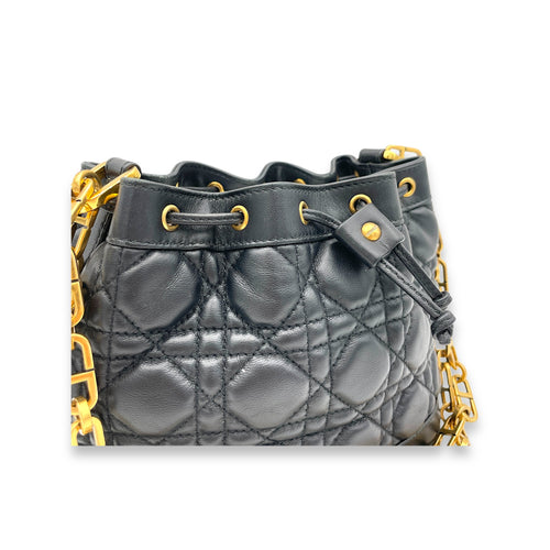 Jolie Bucket Crossbody bag in Lambskin, Gold Hardware