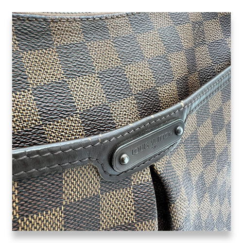 Bloomsbury Crossbody Bag Damier Ebene in Coated Canvas, Gold hardware