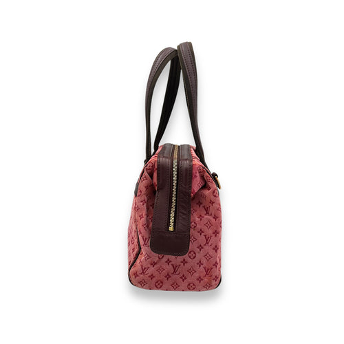 Louis Vuitton Josephine Top Handle Bag Medium Pink in Canvas, Gold hardware_3