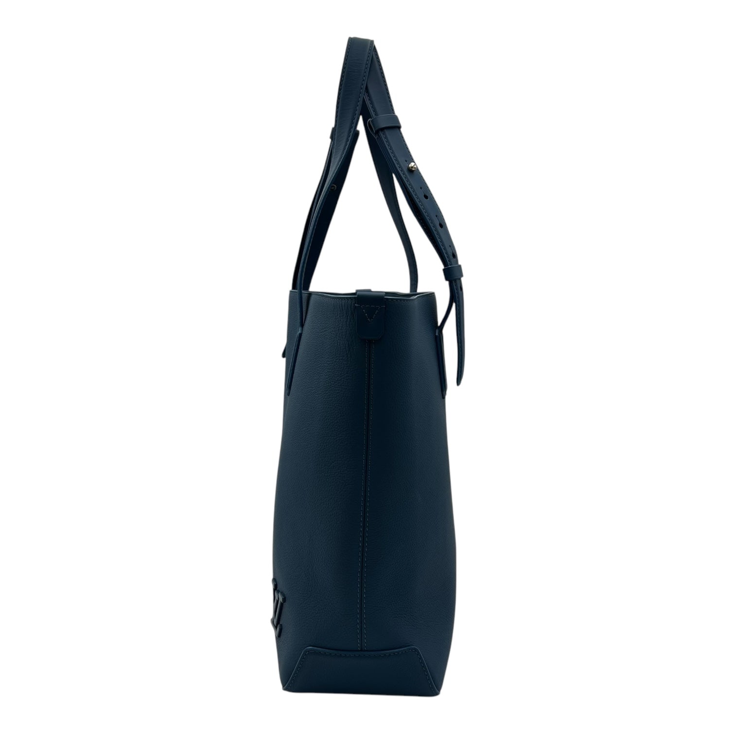Louis Vuitton Fastline Tote Bag Blue in Taurillon Leather, Lacquered Metal hardware_4