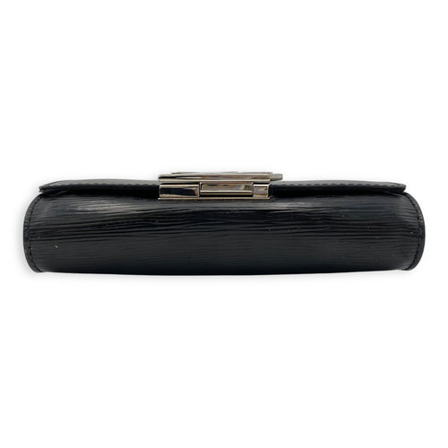 Louis Vuitton Louise Wallet On Chain Small Black in Epi Leather, Silver hardware_5