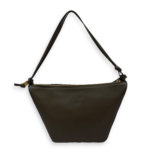 Loewe Hammock Hobo Mini Green Shoulder Bag in Calfskin, Gold hardware_2