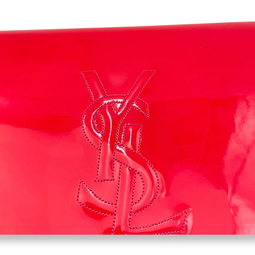 Belle De Jour Red Clutch in Patent Leather