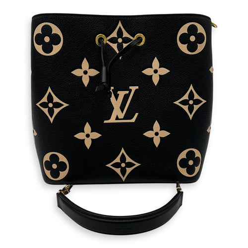 Louis Vuitton NeoNoe Bucket Bag Black in Empreinte Leather, Gold hardware_14