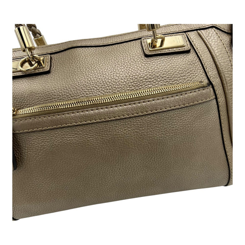 Gucci Twist Shoulder Bag Gold in Calfskin, Gold hardware_9
