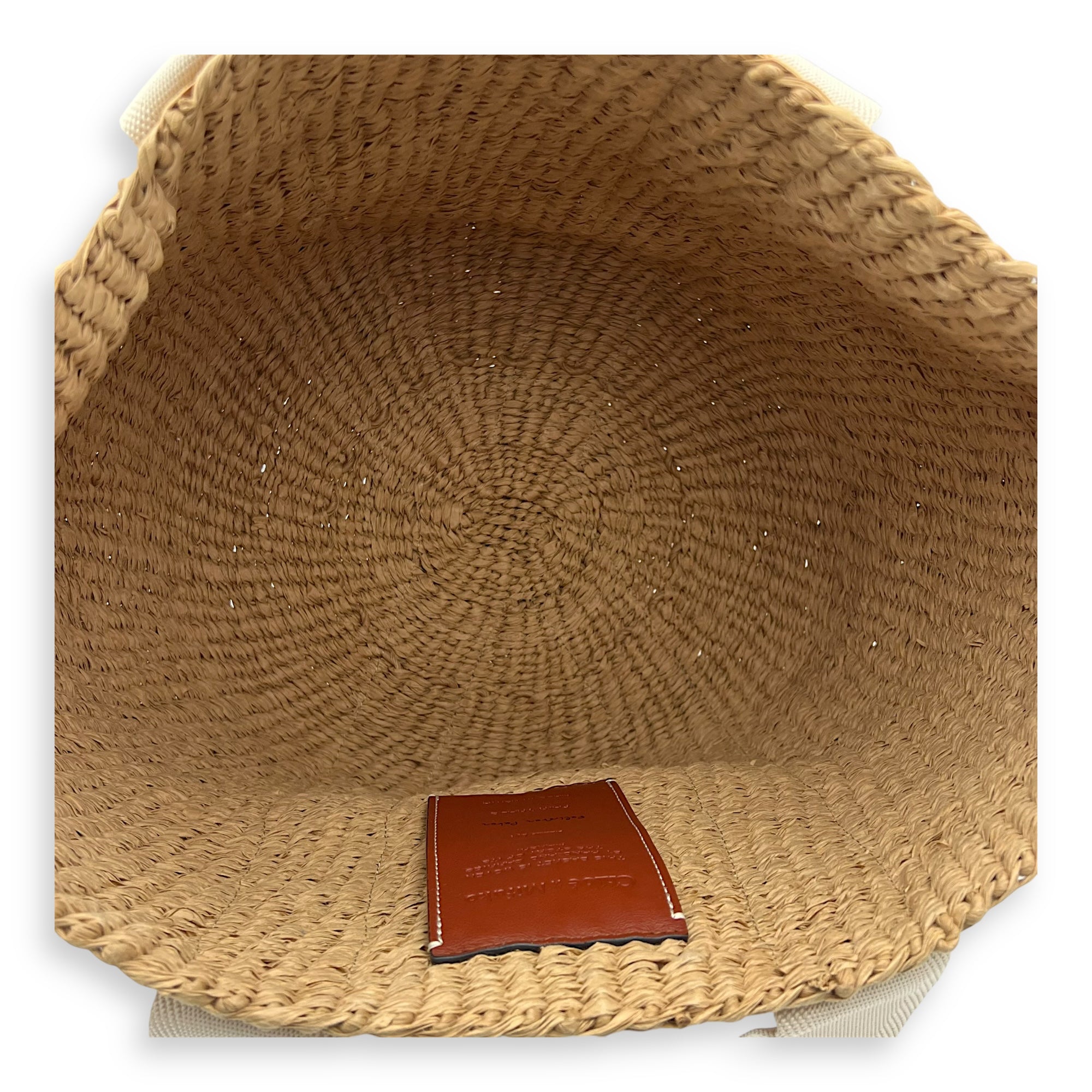Chloé Woody Basket Brown Tote Bag in Raffia_6