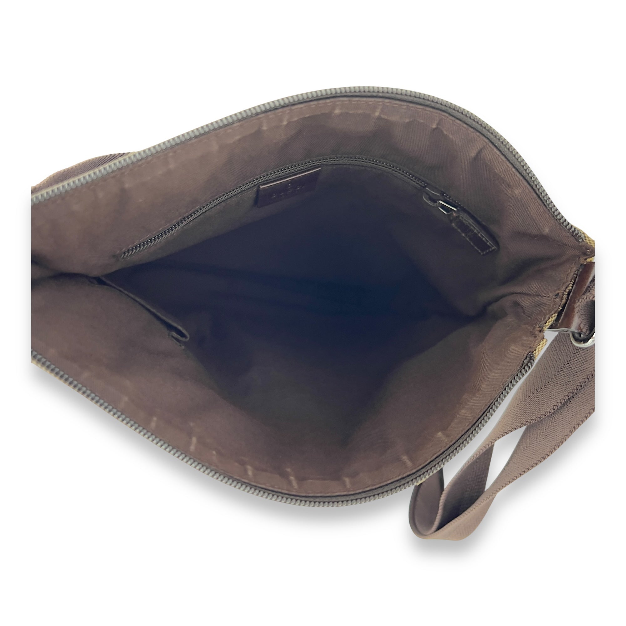 Gucci GG Crossbody Bag Brown in Canvas, Gold hardware_6