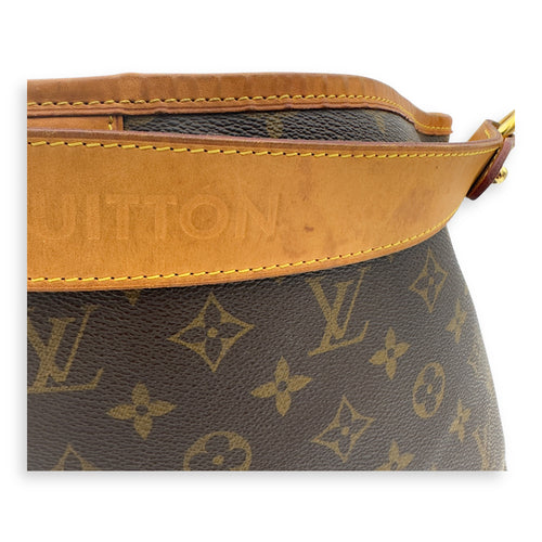 Louis Vuitton Delightful Shoulder Bag Brown in Monogram Coated Canvas, Gold hardware_15