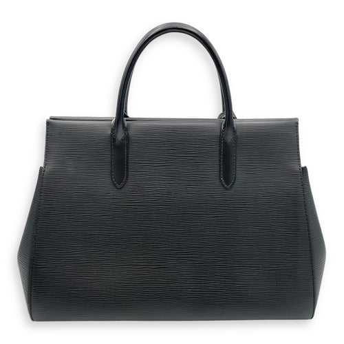 Louis Vuitton Marly Top Handle Bag Black in Epi Leather, Silver hardware_2