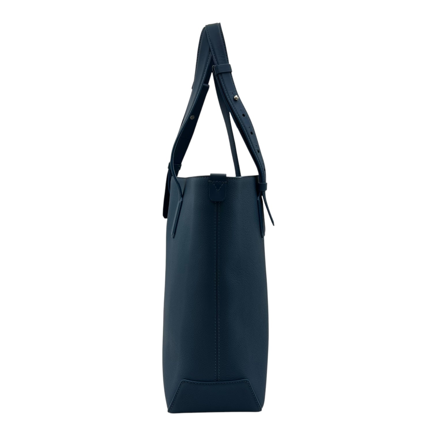 Louis Vuitton Fastline Tote Bag Blue in Taurillon Leather, Lacquered Metal hardware_3
