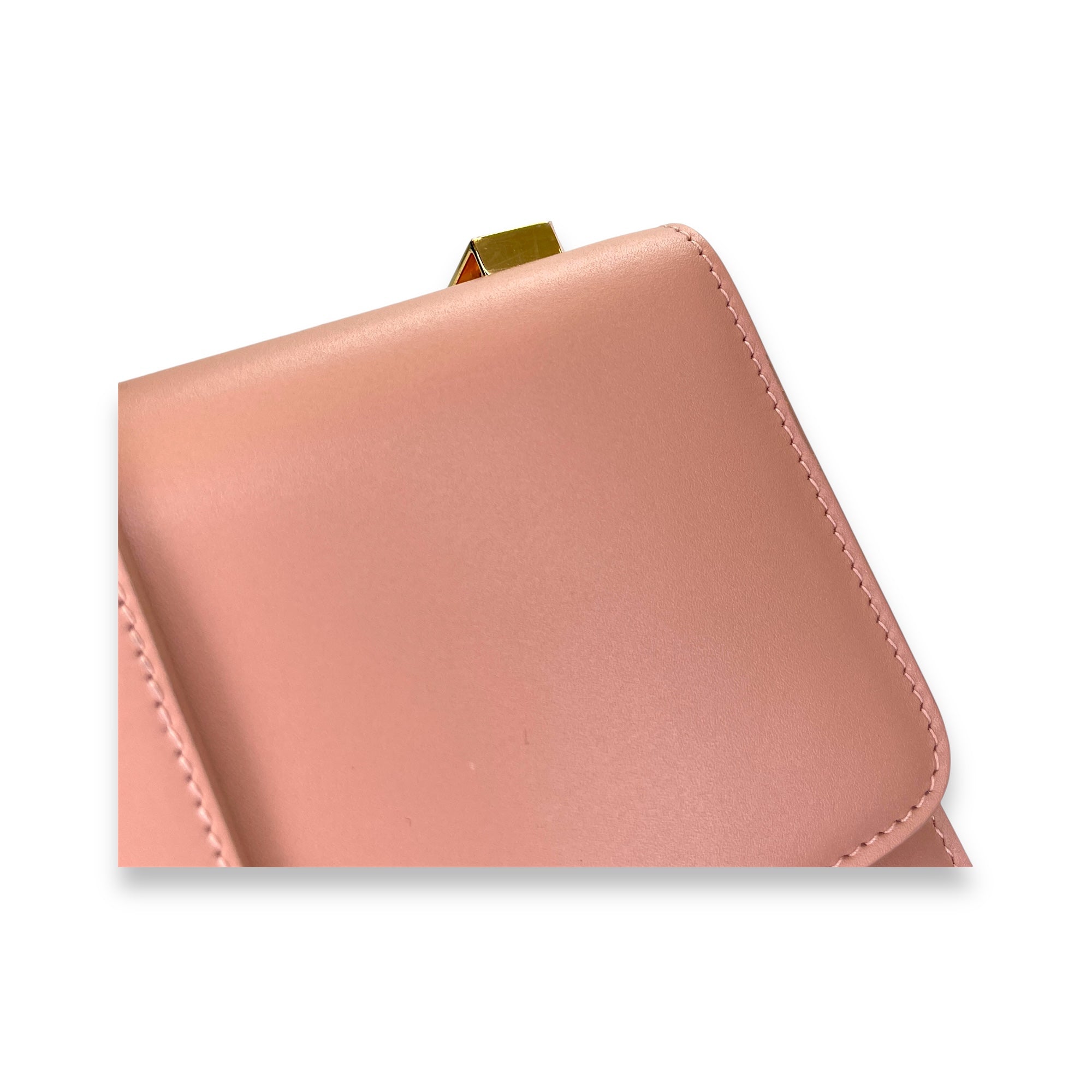 Montaigne Crossbody Bag 30 Pink in Calfskin, Gold hardware