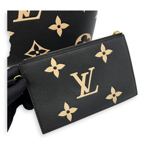 Louis Vuitton NeoNoe Bucket Bag Black in Empreinte Leather, Gold hardware_22