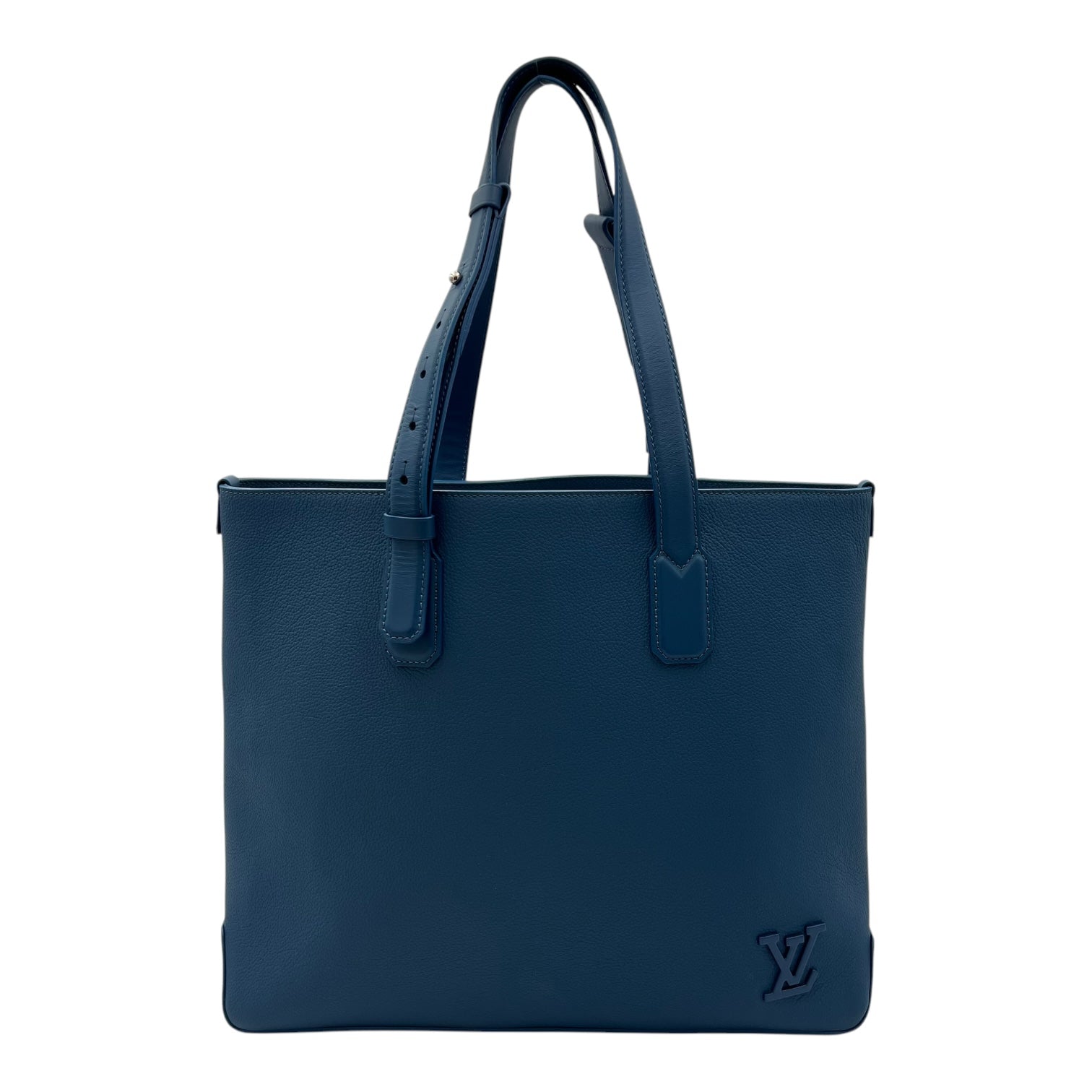 Louis Vuitton Fastline Tote Bag Blue in Taurillon Leather, Lacquered Metal hardware_1