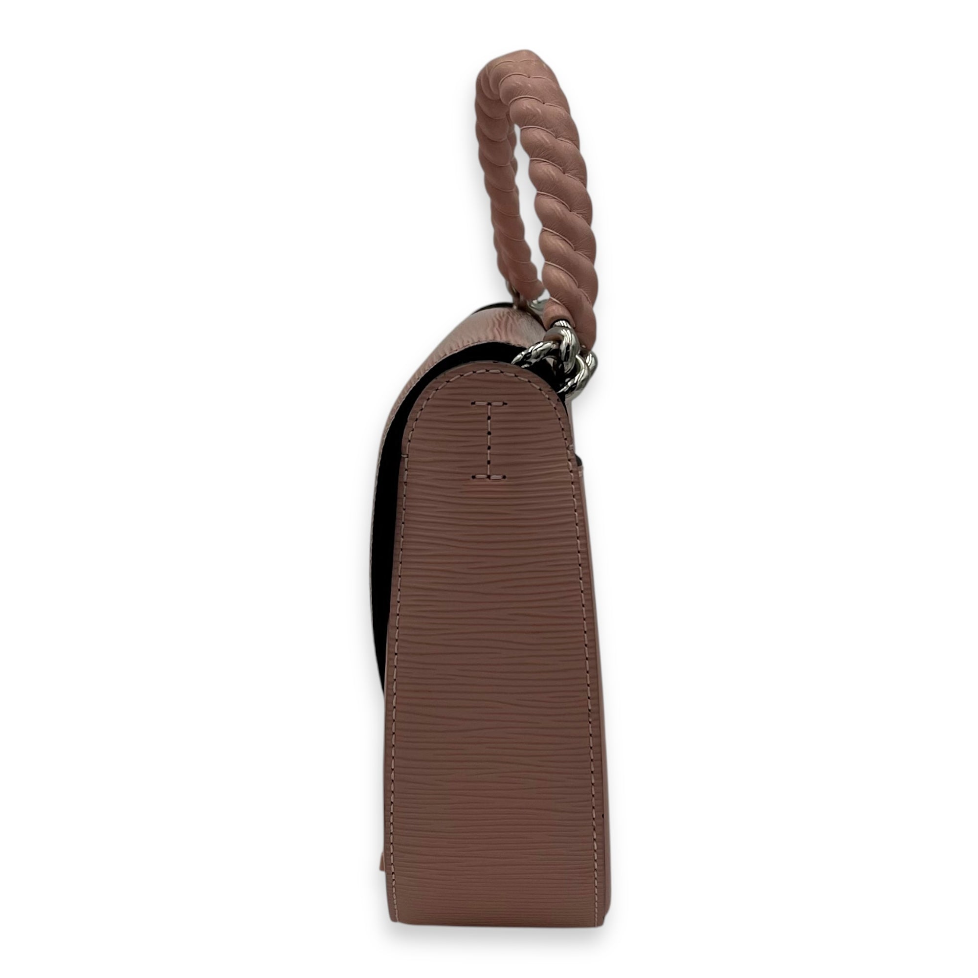 Louis Vuitton Luna Shoulder Bag Pink in Epi Leather, Silver hardware_4