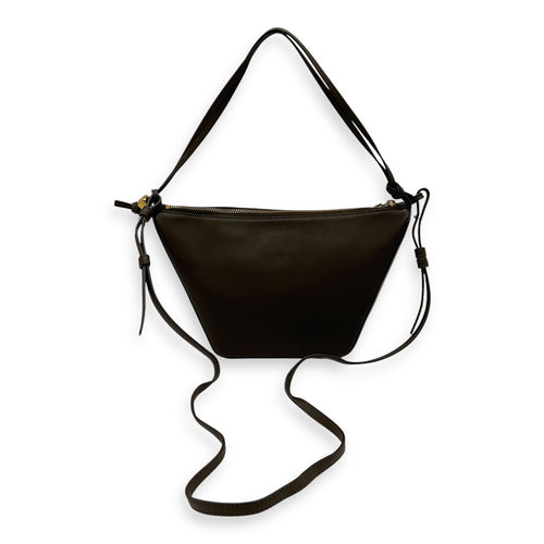 Loewe Hammock Hobo Mini Green Shoulder Bag in Calfskin, Gold hardware_12