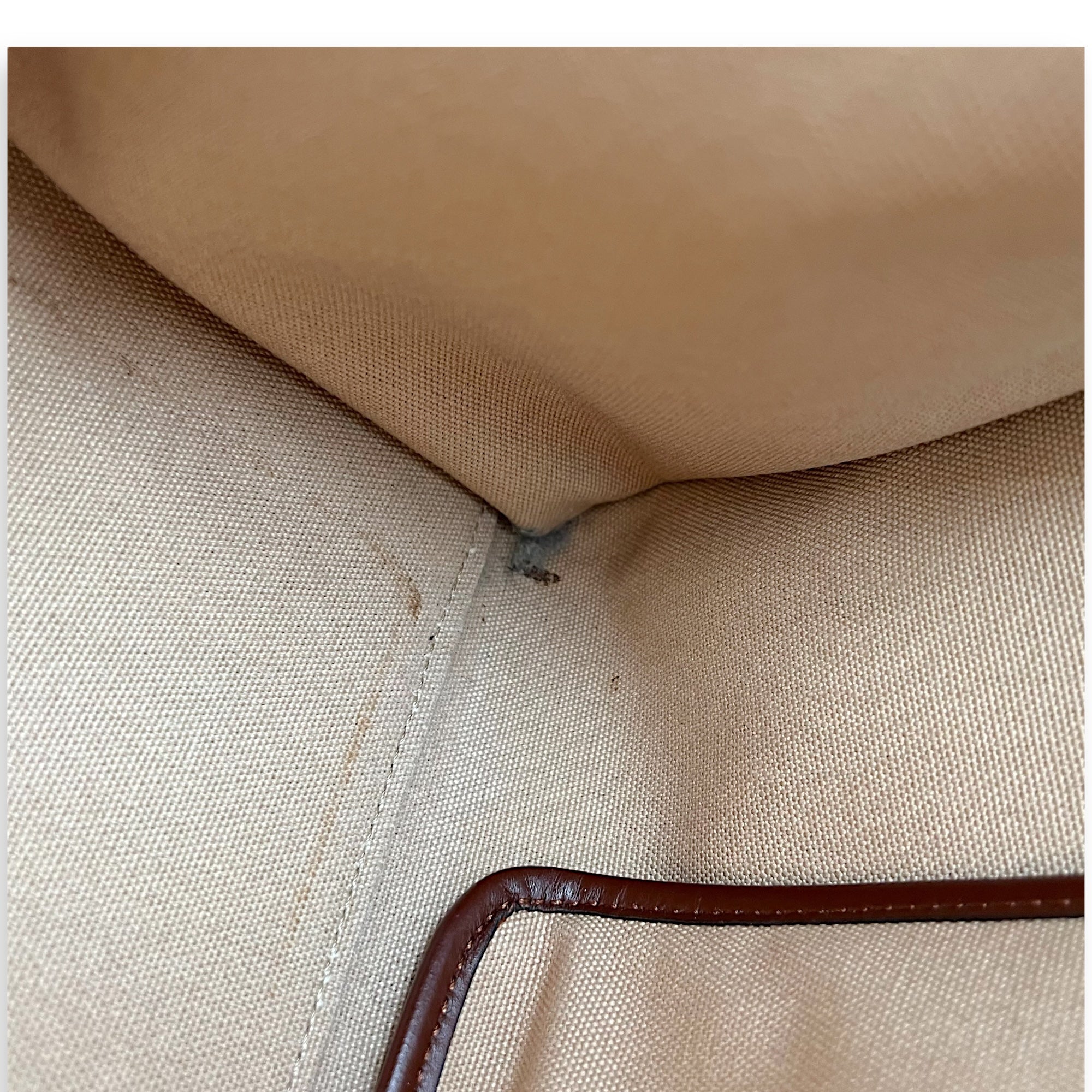 Fendi Peekaboo Brown Top Handle Bag in Canvas, Gold hardware_20