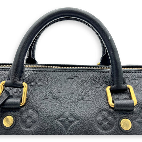 Louis Vuitton Speedy 25 Black Top Handle Bag in Empreinte Leather, Gold hardware_7