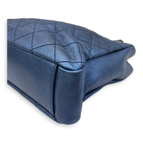 Chanel Others Tote Bag Blue in Caviar Leather, Ruthenium hardware_14