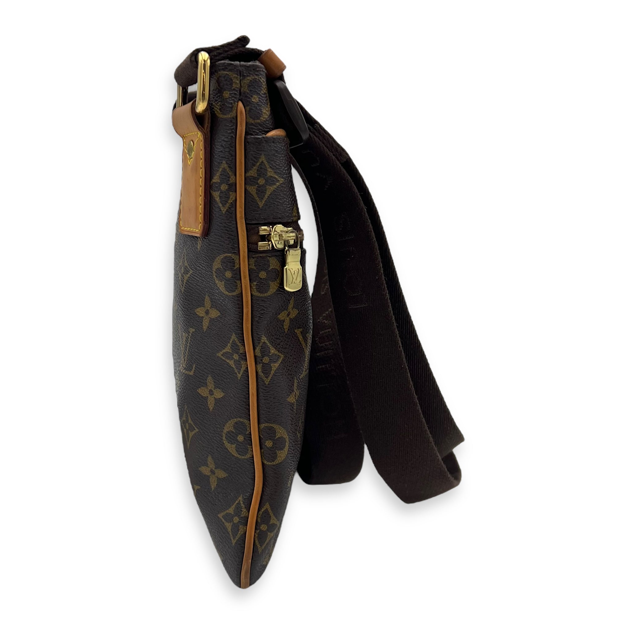 Louis Vuitton Valmy Messenger Brown in Monogram Coated Canvas, Gold hardware_4