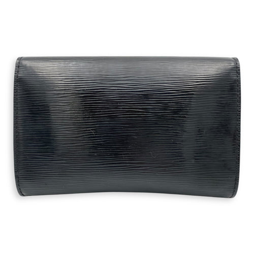 Louis Vuitton Louise Wallet On Chain Small Black in Epi Leather, Silver hardware_2