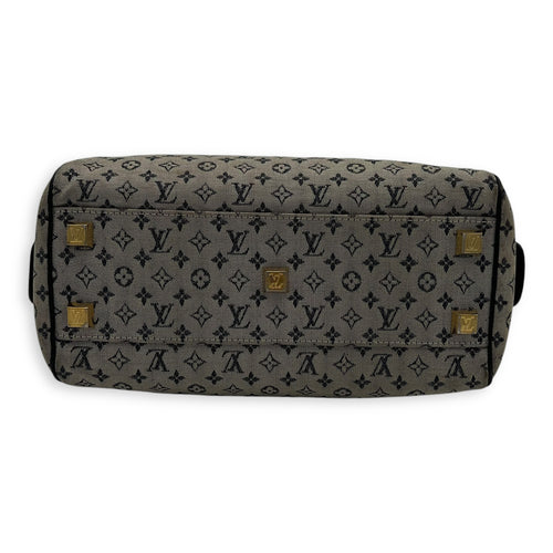 Louis Vuitton Josephine Shoulder Bag Grey in Jacquard, Gold hardware_5