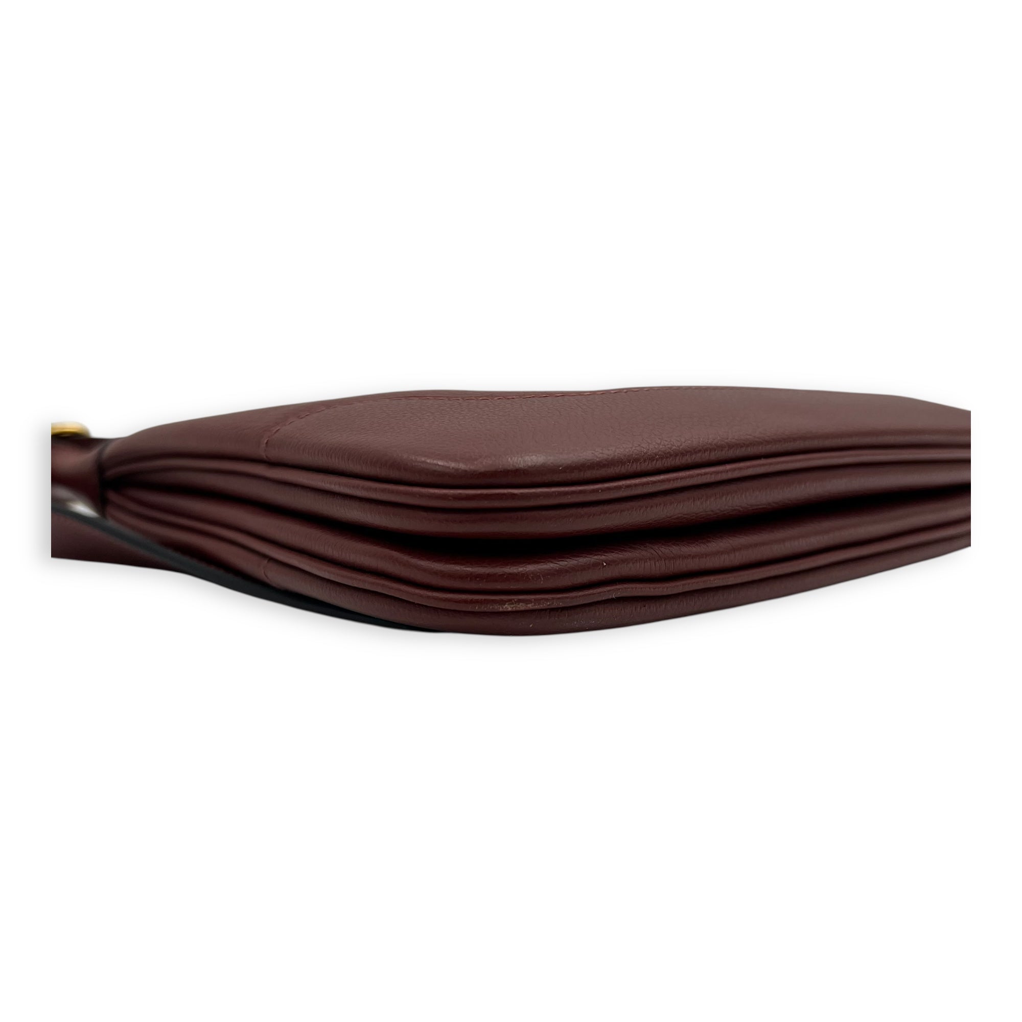 Hermès Trim Duo 24 Rouge H Shoulder Bag in Evercolor, Gold hardware_8