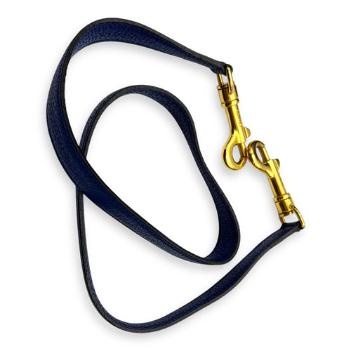 Celine Belt Bag Top Handle Bag Blue in Calfskin, Gold hardware_21