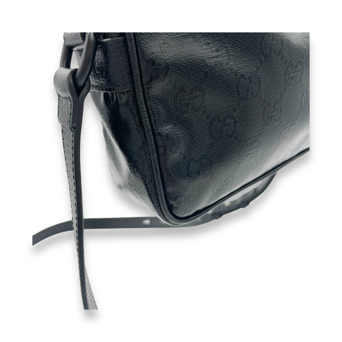 Others Messenger Black in Coated Canvas, black hardware