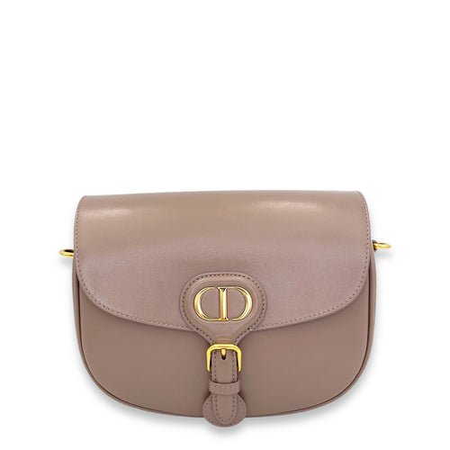 Bobby Medium Crossbody bag in Calfskin, Gold Hardware