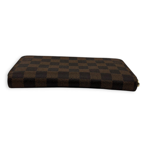 Louis Vuitton Zippy Wallet Brown in Coated Canvas, Gold hardware_5