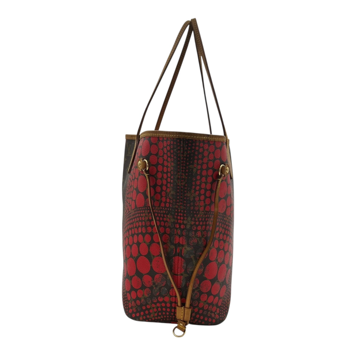 Louis Vuitton Neverfull MM Brown Tote Bag in Monogram Coated Canvas, Gold hardware_4