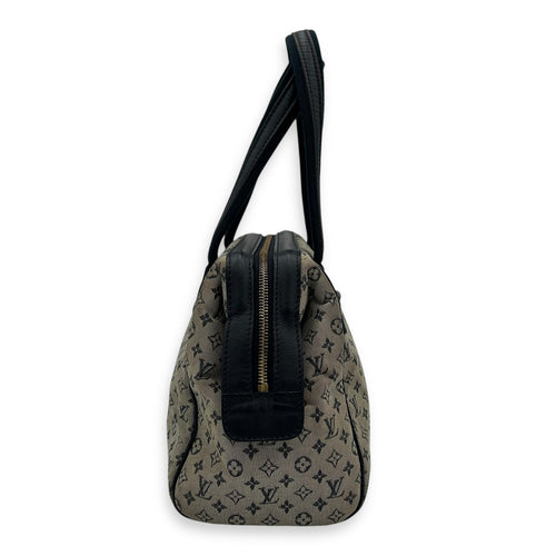 Louis Vuitton Josephine Shoulder Bag Grey in Jacquard, Gold hardware_4