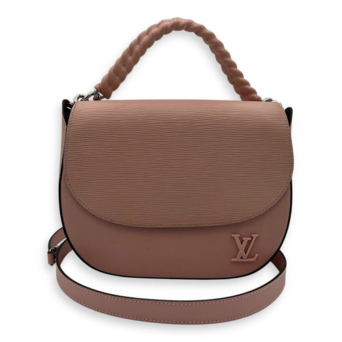Louis Vuitton Luna Shoulder Bag Pink in Epi Leather, Silver hardware_13