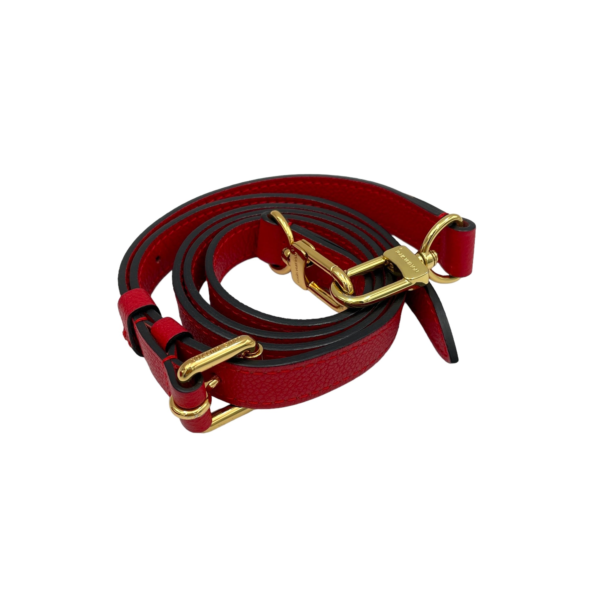 Metis Red Crossbody Bag in Monogram Empreinte Leather, Gold hardware