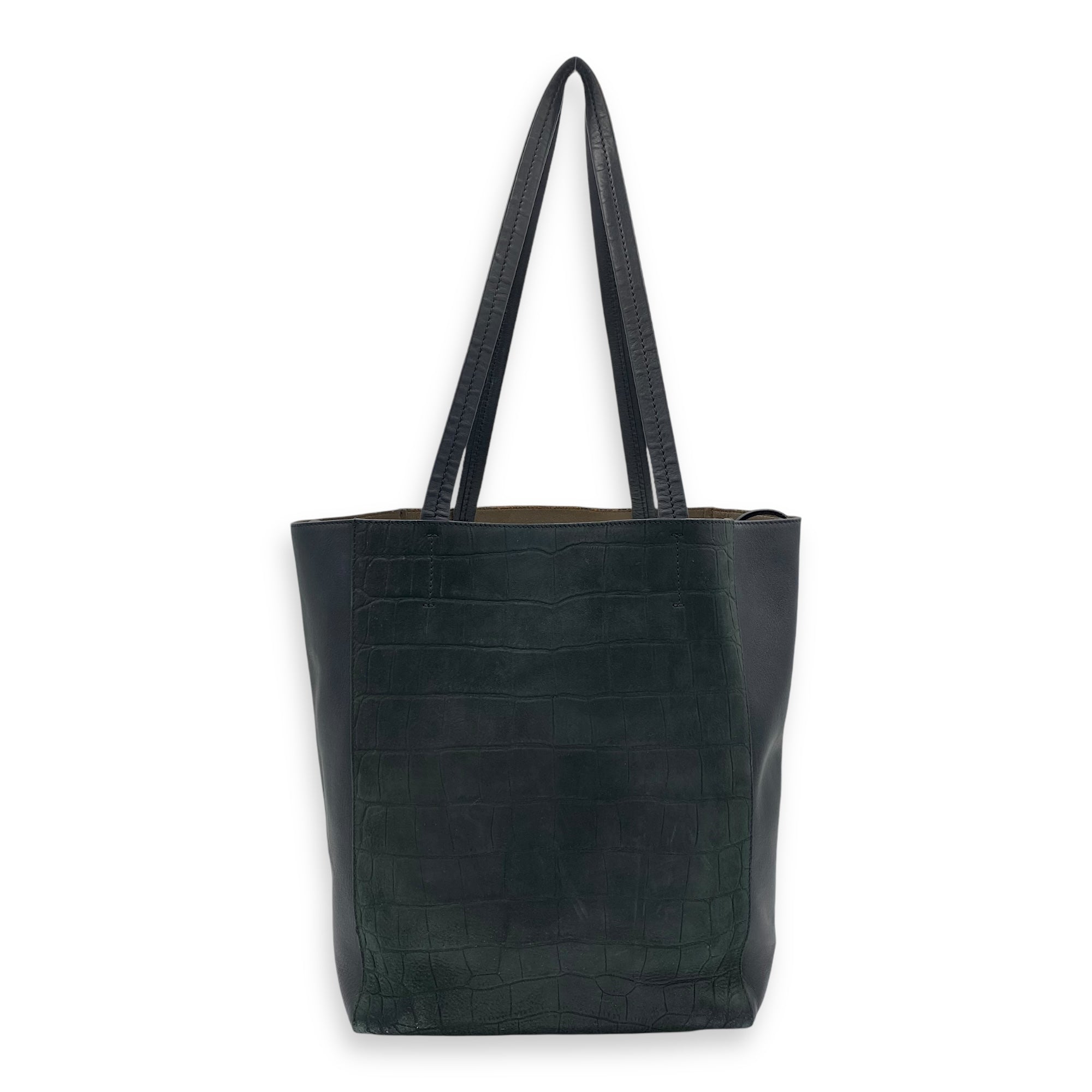 Phantom Cabas Small Tote bag in Suede leather, Gold Hardware