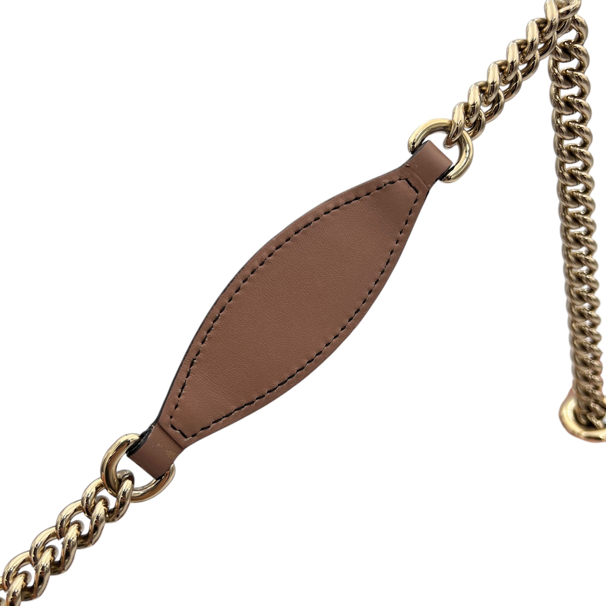 Guccissima Brown Shoulder Bag in Calfskin, Gold hardware