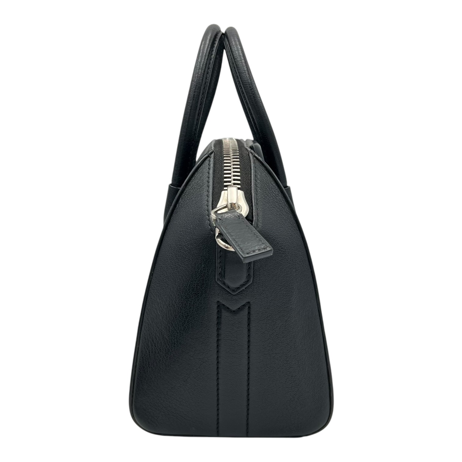 Givenchy Antigona Top Handle Bag Black in Calfskin, Silver hardware_3