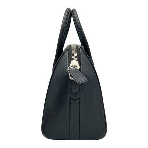 Givenchy Antigona Top Handle Bag Black in Calfskin, Silver hardware_3