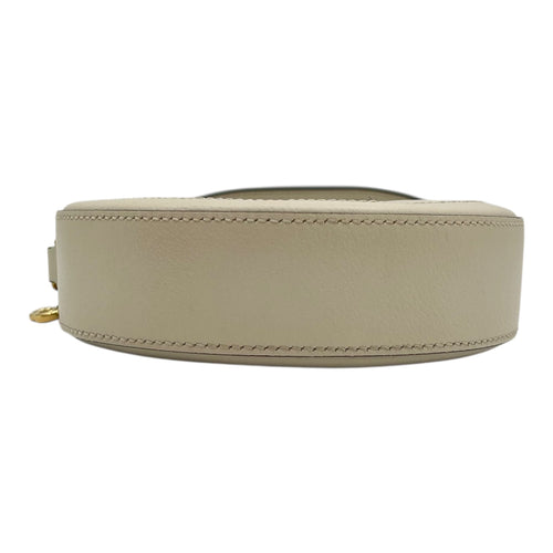 Gucci Ophidia Shoulder Bag Round White in Calfskin, Gold hardware_5