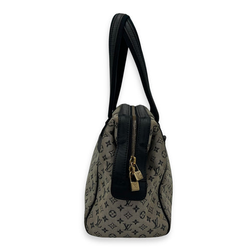 Louis Vuitton Josephine Shoulder Bag Grey in Jacquard, Gold hardware_3