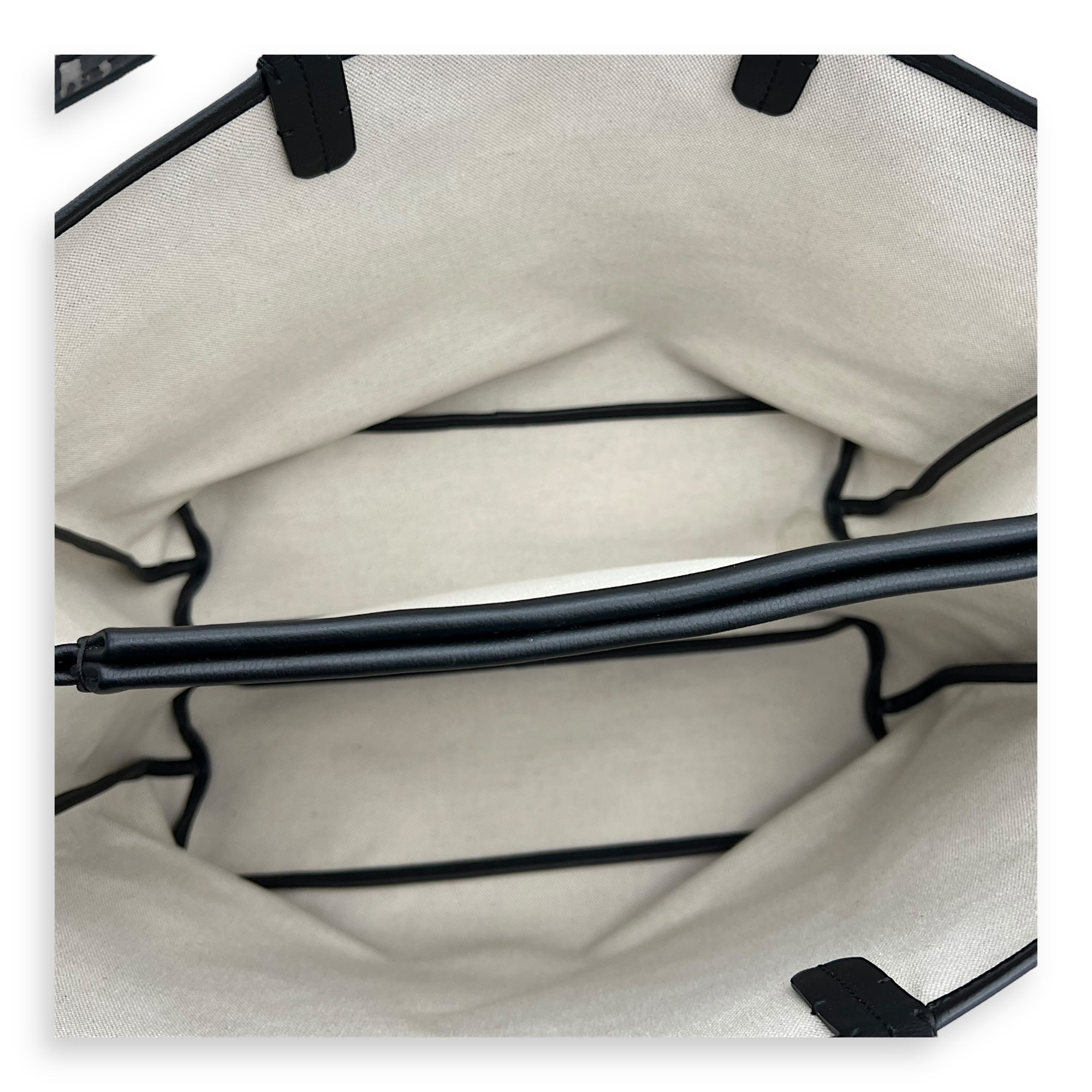 Goyard Isabelle Tote Bag Black in Coated Canvas, Silver hardware_6